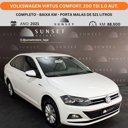 VOLKSWAGEN VIRTUS 1.0 200 TSI COMFORTLINE AUTOMÁTICO VOLKSWAGEN VIRTUS 1.0 200 TSI COMFORTLINE AUTOMÁTICO